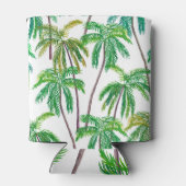 アクリルパーム:夏のテキスタイルのテクスチャ。 缶クーラー (裏面)