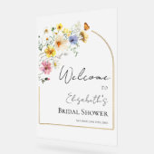 アクリルブライダルシャワーウェルカムサイン | 山花 アクリルサイン (傾斜)