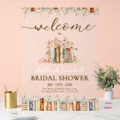 アクリルブライダルシャワーウェルカム – 斬新な愛 アクリルサイン (ウェディング)