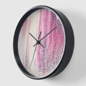 アクリルポアイメージ丸壁時計 壁時計 (傾斜)