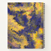 アクリルポーティング，ブロンズ，金ゴールド，ブラック，結晶/ ノートブック (裏面)