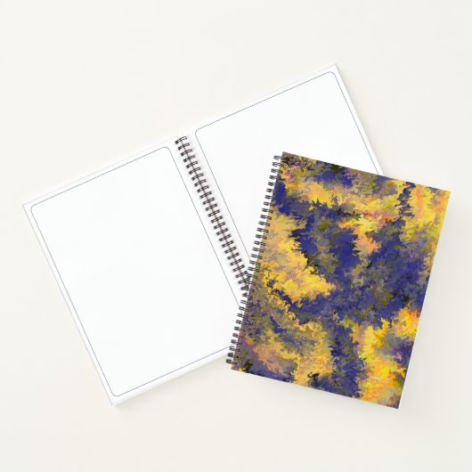 アクリルポーティング，ブロンズ，金ゴールド，ブラック，結晶/ ノートブック (内部)