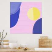 アクリルモダンカラー抽象芸術アート ポスター (キッチン)