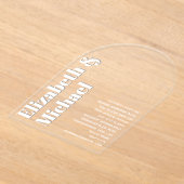 アクリルモダンミニマシンプルリスはっきりしたト平白 アクリル招待状 (レイダウン)