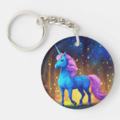 アクリルユニコーンキーチェーン キーホルダー (正面)