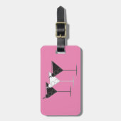 アクリルラゲッジタグ – ピンク色のカクテル3 ラゲッジタグ (正面縦)