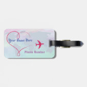 アクリルラゲージタグ ラゲッジタグ (裏面横)