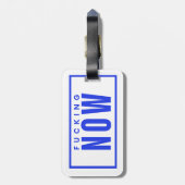 アクリルラゲージタグ ラゲッジタグ (裏面縦)