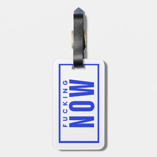 アクリルラゲージタグ ラゲッジタグ (裏面縦)