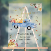 アクリルリトルカボチャ赤ちゃんシャワー歓迎サイン アクリルサイン (ニュートラル)