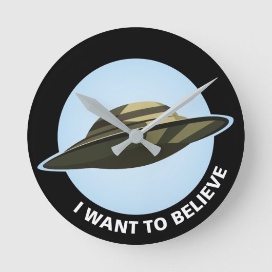 アクリル信じ製時計が欲しい ラウンド壁時計 (正面)