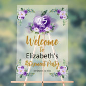 アクリル先生退職ウェルカムサイン | Apple アクリルサイン (ニュートラル)