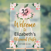 アクリル先生退職ウェルカムパーティーサイン アクリルサイン (ニュートラル)