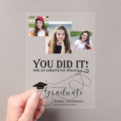 アクリル写真のグラー数々のド発表 アクリル招待状 (インサイチュ (ポータブル))