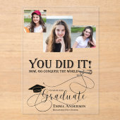 アクリル写真のグラー数々のド発表 アクリル招待状 (正面)