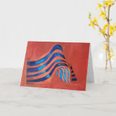 「アクリル国旗」お祝いカード カード (黄色い花)