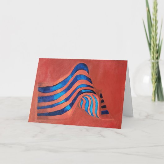 「アクリル国旗」お祝いカード カード (正面)