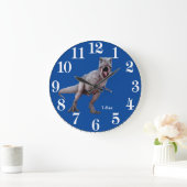 アクリル壁掛け用Tレックスイメージ ラージ壁時計 (ホーム)