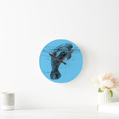 アクリル壁時計の管理 ラウンド壁時計 (ホーム)