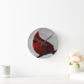 アクリル壁時計丸め(中) 4 ラウンド壁時計 (ホーム)