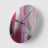 アクリル壁時計円形（中） 12 ラウンド壁時計 (傾斜)