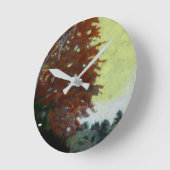 アクリル壁時計円形（中） 13 ラウンド壁時計 (傾斜)