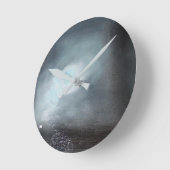 アクリル壁時計円形（中） 15 ラウンド壁時計 (傾斜)