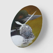 アクリル壁時計円形（中） 17 ラウンド壁時計 (傾斜)