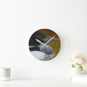 アクリル壁時計円形（中） 17 ラウンド壁時計 (ホーム)