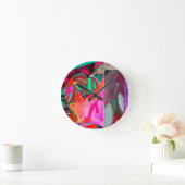 アクリル壁時計円形（中）7アーモダント ラウンド壁時計 (ホーム)