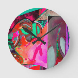 アクリル壁時計円形（中）7アーモダント ラウンド壁時計