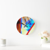 アクリル壁時計円形（中）8アーモダント ラウンド壁時計 (ホーム)