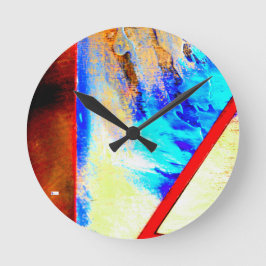 アクリル壁時計円形（中）8アーモダント ラウンド壁時計