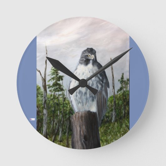 アクリル壁時計円形(中) 8 ラウンド壁時計 (正面)