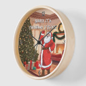 アクリル壁時計.クリスマス・オクロック！ 壁時計 (傾斜)