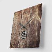 アクリル壁時計 スクエア壁時計 (傾斜)