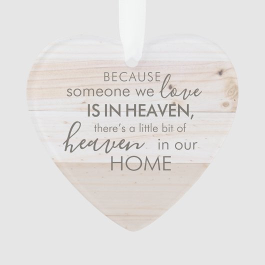 アクリル天国ハートオーナメント オーナメント (正面)