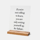 アクリル学の印象に喜んで アクリルサイン (傾斜)