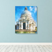 アクリル建物 キャンバスプリント (インサイチュ (ウッドフロア))