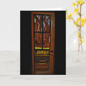 「アクリル弾薬サイロ出入り口」誕生日カード カード (黄色い花)