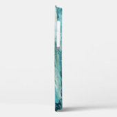 アクリル抽象芸術ターコイズ海岸 Case-Mate iPhoneケース (裏面 / 左)