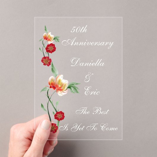 アクリル招待状 (インサイチュ (ポータブル))