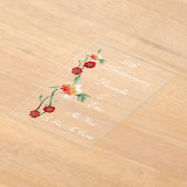 アクリル招待状 (レイダウン)