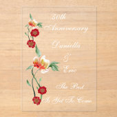 アクリル招待状 (正面)