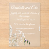 アクリル招待状 (正面)