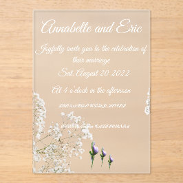 アクリル招待状