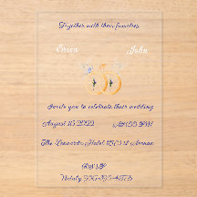 アクリル招待状