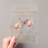 アクリル招待状 (インサイチュ (ポータブル))