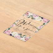 アクリル招待状 (レイダウン)