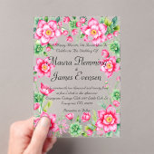 アクリル招待状 (インサイチュ (ポータブル))